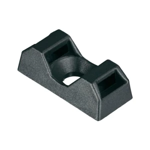 HellermannTyton-Q-Mount CTQM5-PA66-BK-C1-Montažno podnožje, vijčano, crno, 1 kom slika