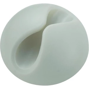 Samoljepljivi držač za kabel, zelen (langnachleuchtend), 1 komad slika