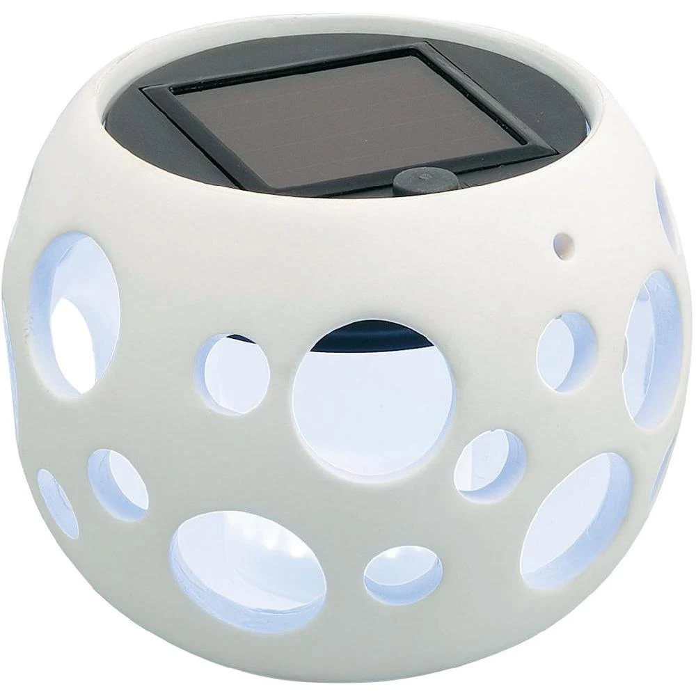 Solarna svjetiljka Genova kugla Konstsmide 7801-200 LED 6 hbijela LED čvrsto ugr slika