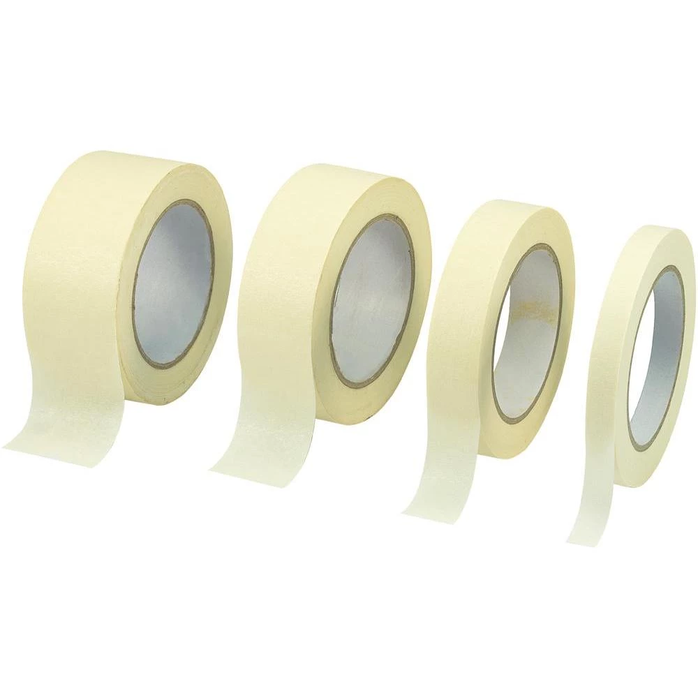 Papirnata ljepljiva traka Conrad, rahli krep, (D x Ĺ ) 50 m x 12,5-50 mm, bež, 4 slika