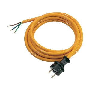 Priključni kabel [ šuko utikač - kabel, otvoreni kraj] narančasta 3 m AS Schwabe slika