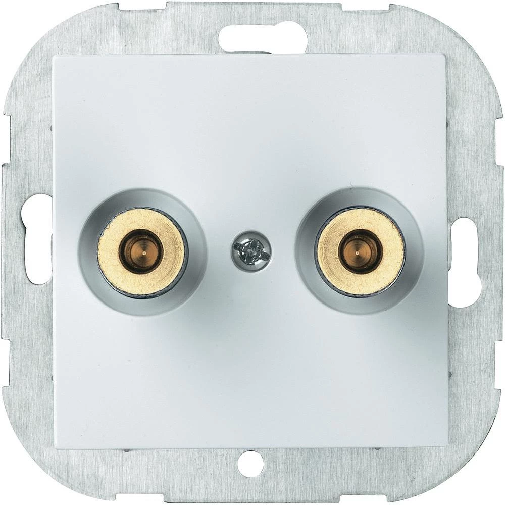 sygonix 33599S Priključak za zvučnike, bijeli, sjajan slika