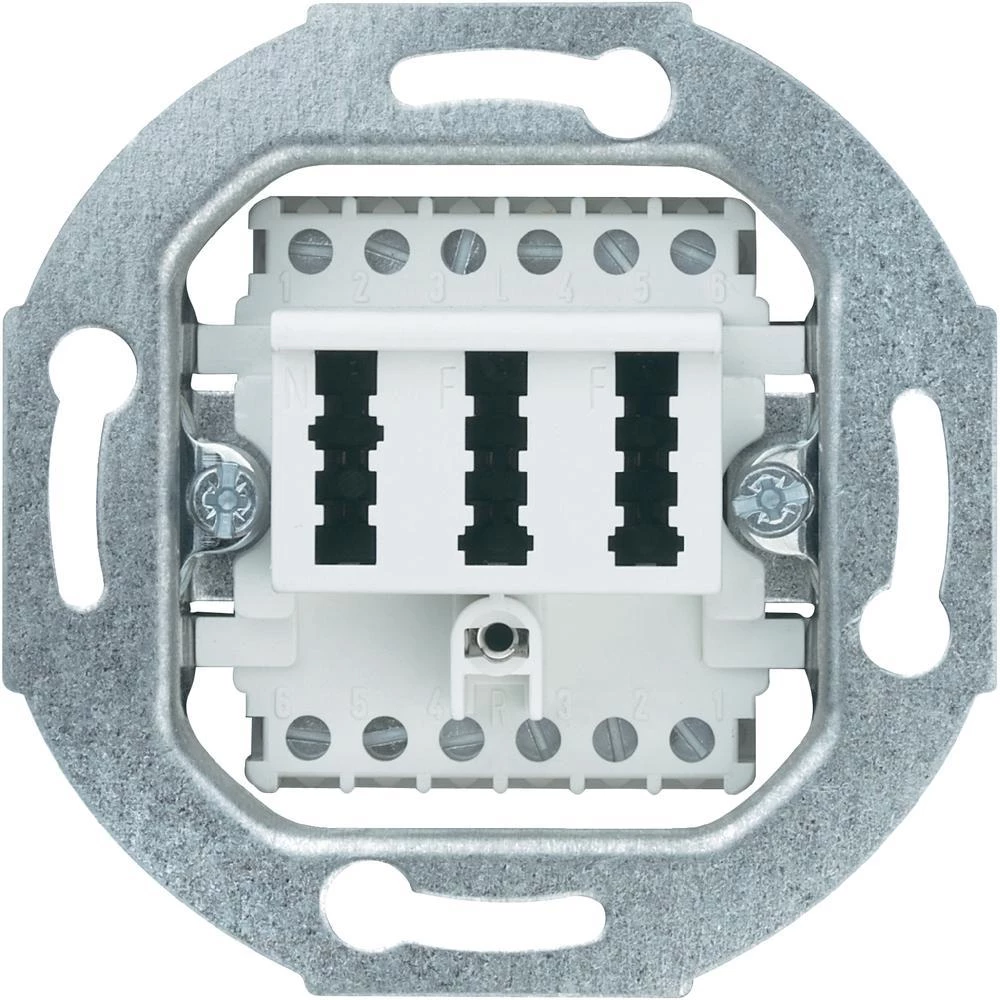 sygonix 33599X Priključak TAE,2x6/6, NFF, bijeli, sjajan slika
