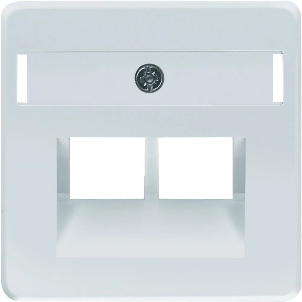sygonix 33593W Poklopac za dupli UAE-priključak, bijeli, sjajni slika
