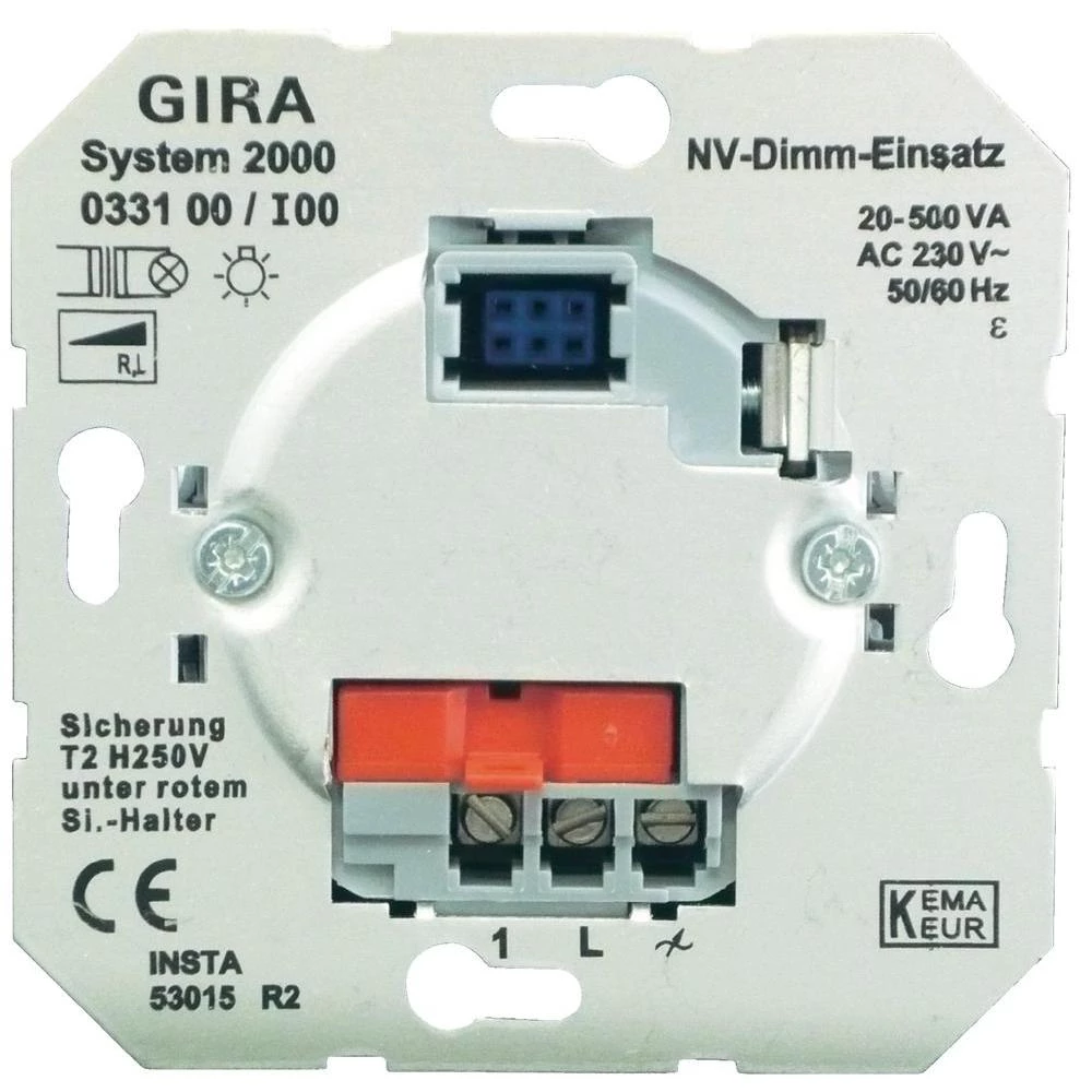 GIRA ugradni dio prigušivač svjetla standard 55, E2, Event Klar, Event, Event Op slika