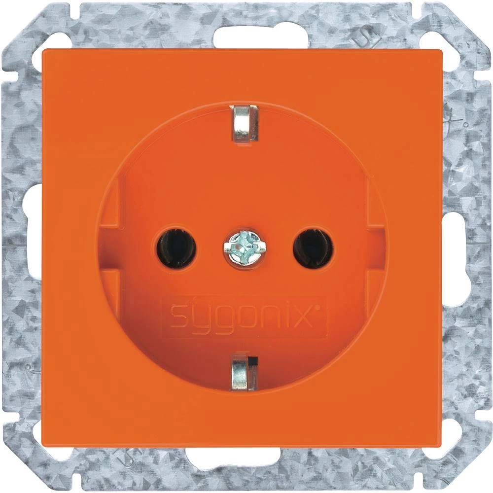 sygonix 33526A Utičnica, narančasta slika