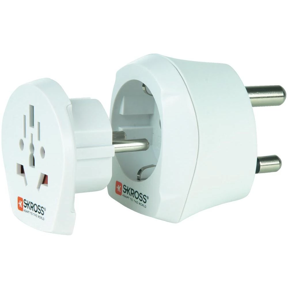 Putni adapter Skross 1.500202, Južna Afrika/sigurnosni utič, bijele boje slika