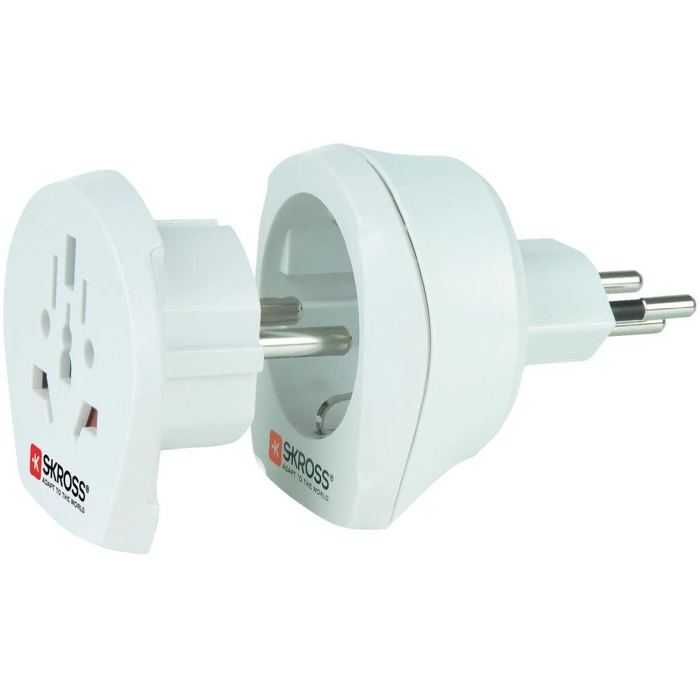 Putni adapter Skross 1.500206, Švajcarska/sigurnosni utič, bijele boje slika