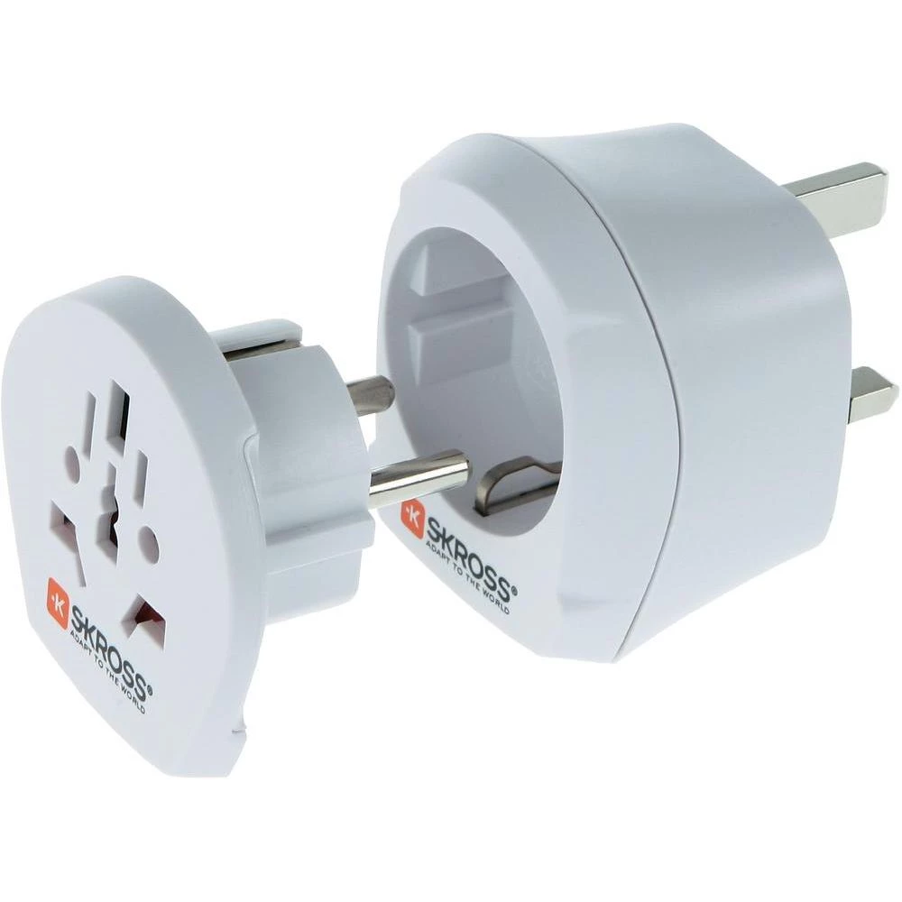 Putni adapter Skross 1,500208, Velika Britanija/sigurnosni utič, bijele boje 1.5 slika