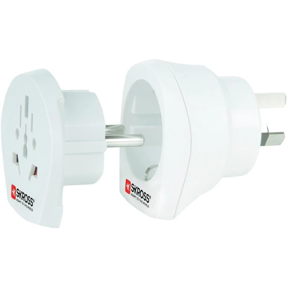 Putni adapter Skross 1,500210, Australija/sigurnosni utič, bijele boje 1.500210 slika