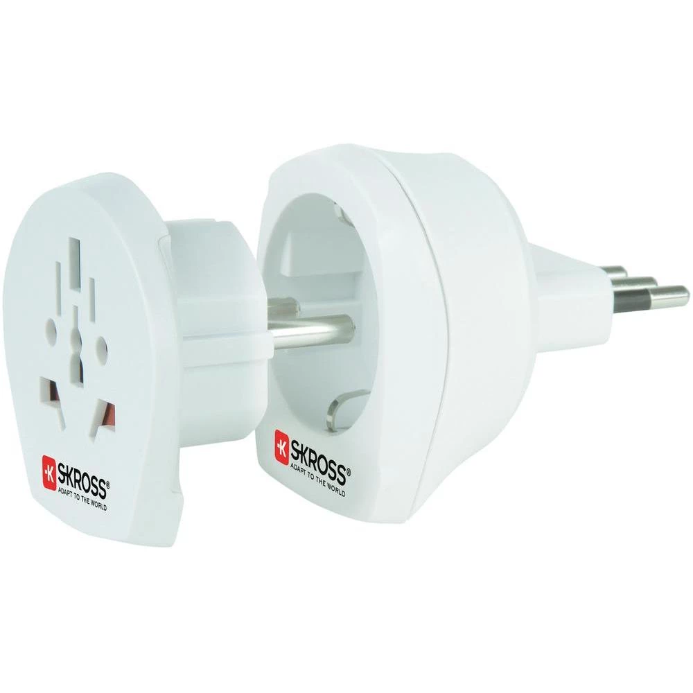 Putni adapter Skross 1,500213, Italija/sigurnosni utič, bijele boje 1.500213 slika
