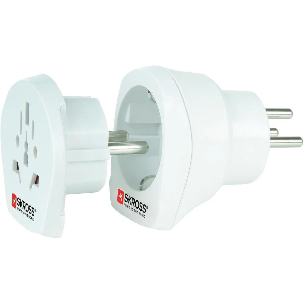 Putni adapter Skross 1,500216, Izrael/sigurnosni utič, bijele boje 1.500216 slika