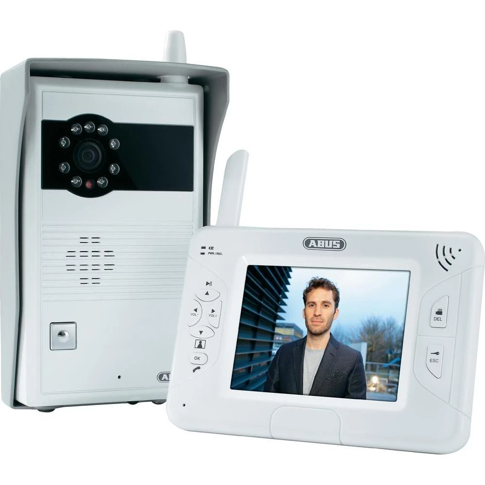 Video portafon bežični komplet ABUS TVAC80020A 1 obiteljska kuća bijeli slika