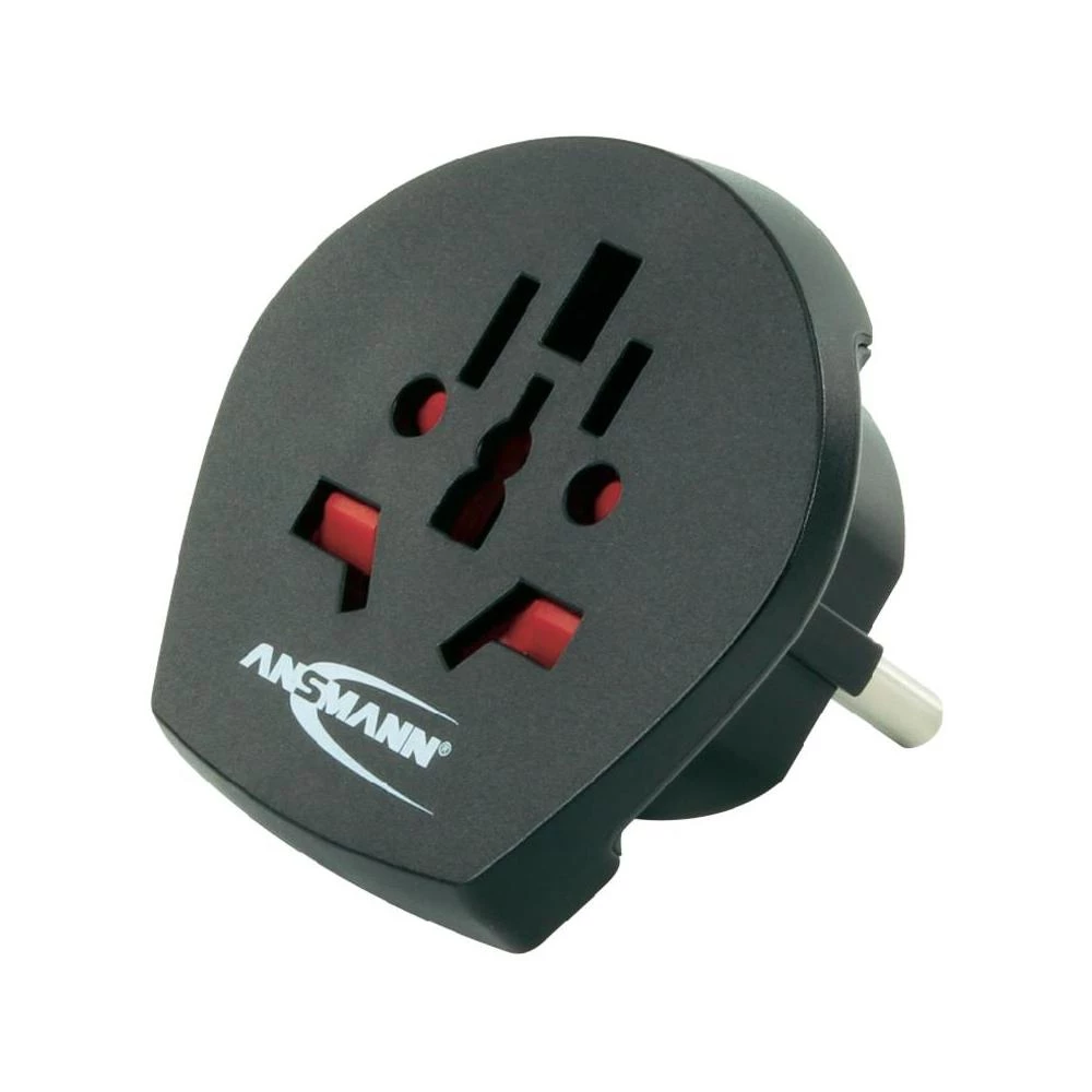 Putni adapter ''World na EU'' crni Ansmann 1250-0000 slika