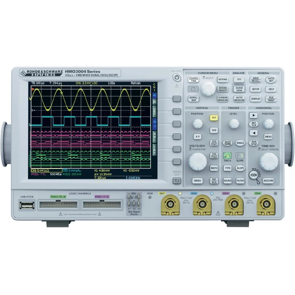 Hameg HMO3034 4-kanalni osciloskop, digitalni memorijski osciloskop, širina poja slika