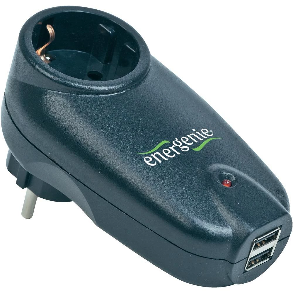 Međuutikač s dvostrukim USB ulazom crna Gembird slika