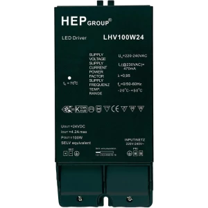 Dodatna oprema za dekorativnu rasvjetu LED napajač 100 W, 24 V LHV100W24 crna slika