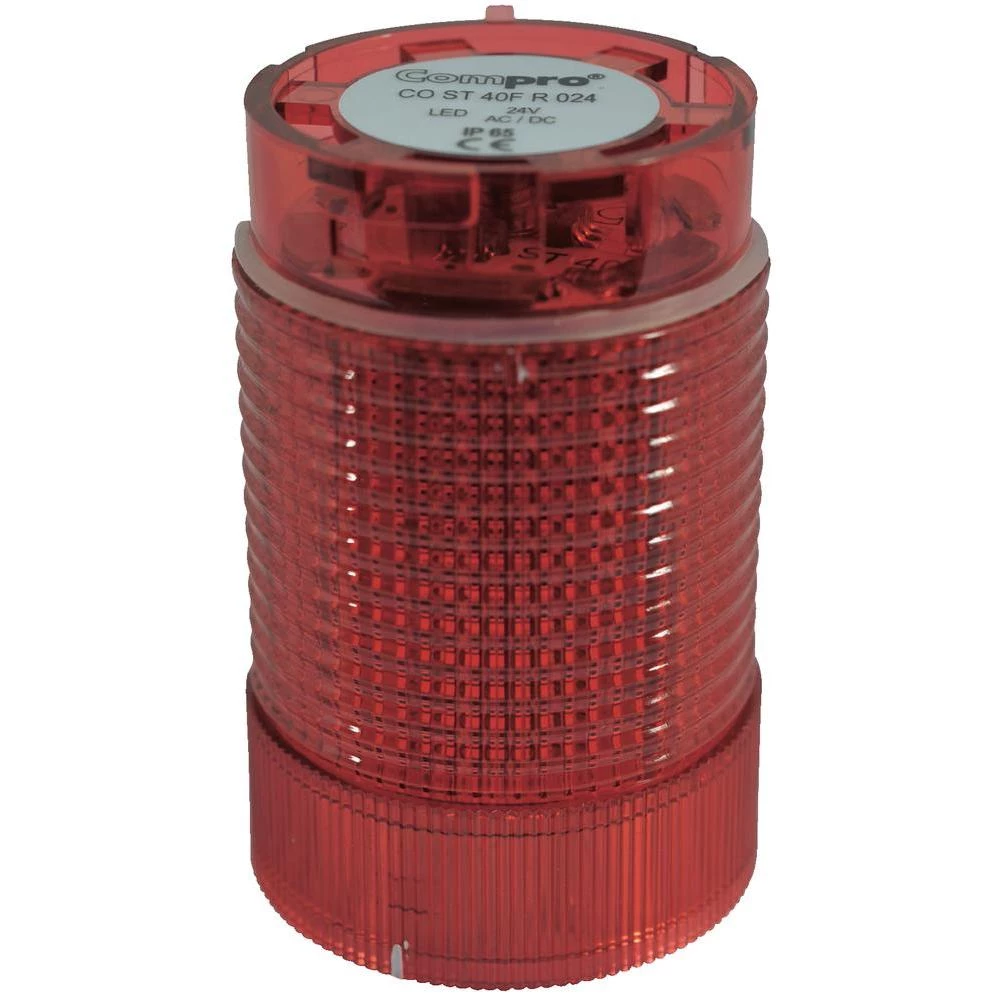 ComPro CO ST 40 RL 024 4F -LED Element signalnog stuba 24V DC/AC, crven IP65 slika