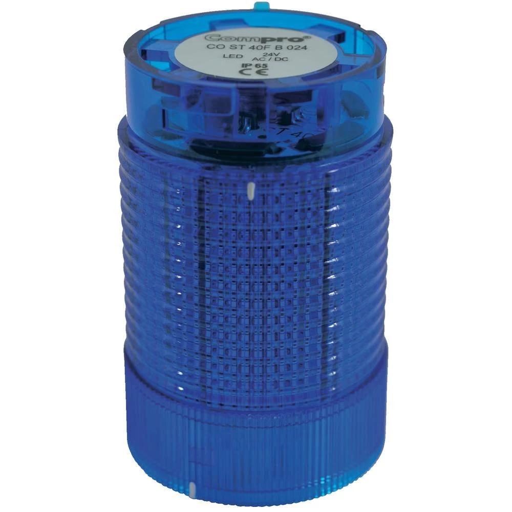 ComPro CO ST 40 BL 024 4F -LED Element signalnog stuba 24V DC/AC, plav IP65 slika