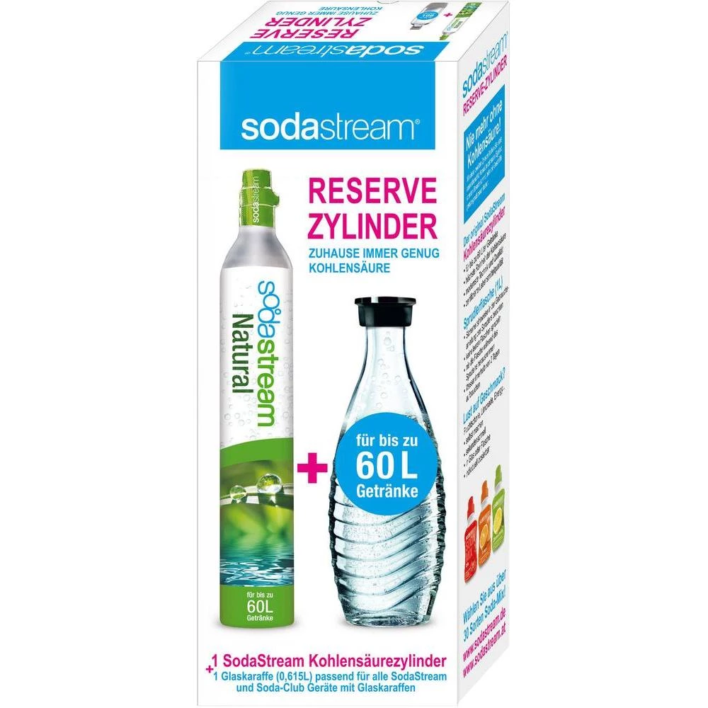 Dodatni komplet stakleni bokal i cilindar za CO2 za Soda izrađivač Crystal i Pen slika