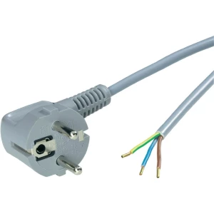 Priključni kabel [ šuko utikač - kabel, otvoreni kraj] sivi 1.5 m LappKabel 7026 slika