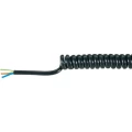 Baude-Spiralni kabel, PVC, 3x0.75mm?, crn, dužina spirale (min./max.): 1000/30 slika