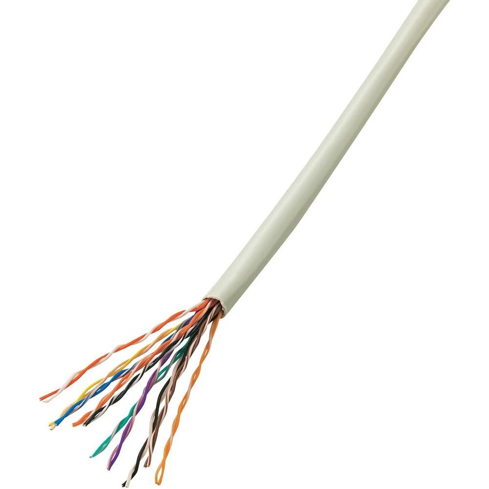 Conrad-CCA-Telekomunikacijski kabel J-Y(ST)Y, zapakiran, 10x2x0.28mm?, siv, 50m slika