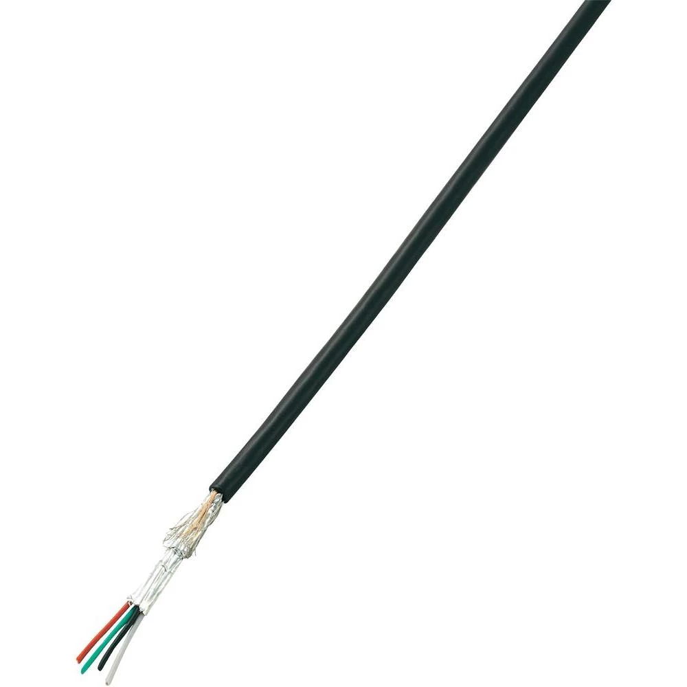 Conrad-Podatkovni kabel, USB 2.0, CCA, zapakiran, crni, 10m SH1998C241 slika