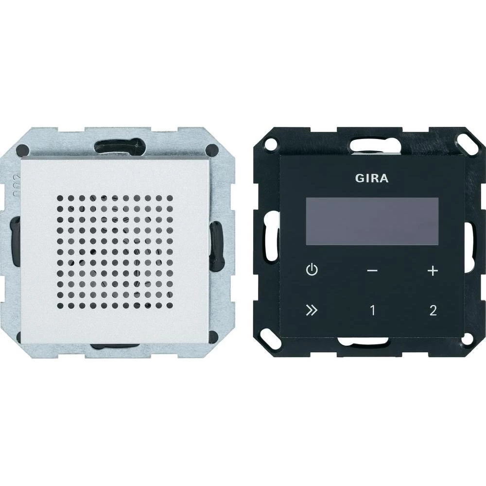 GIRA ugradni dio podžbukni radio sistem 55, standard 55 aluminij 228026 slika