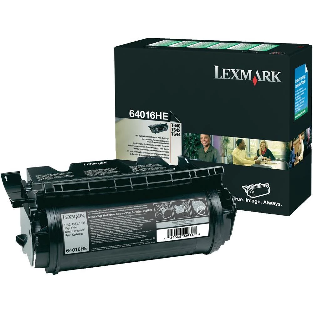 Originalni toner 64016HE Lexmark crna kapacitet stranica maks. 21000 stranica slika