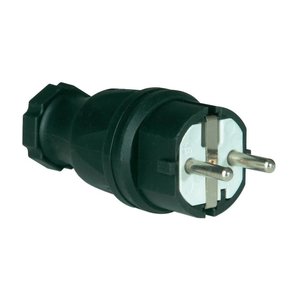 uko utikač PCE 0511-s gumeni crna slika