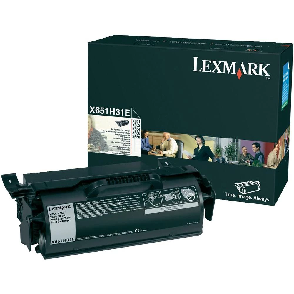 Originalni toner X651H31E Lexmark crna kapacitet stranica maks. 25000 stranica slika