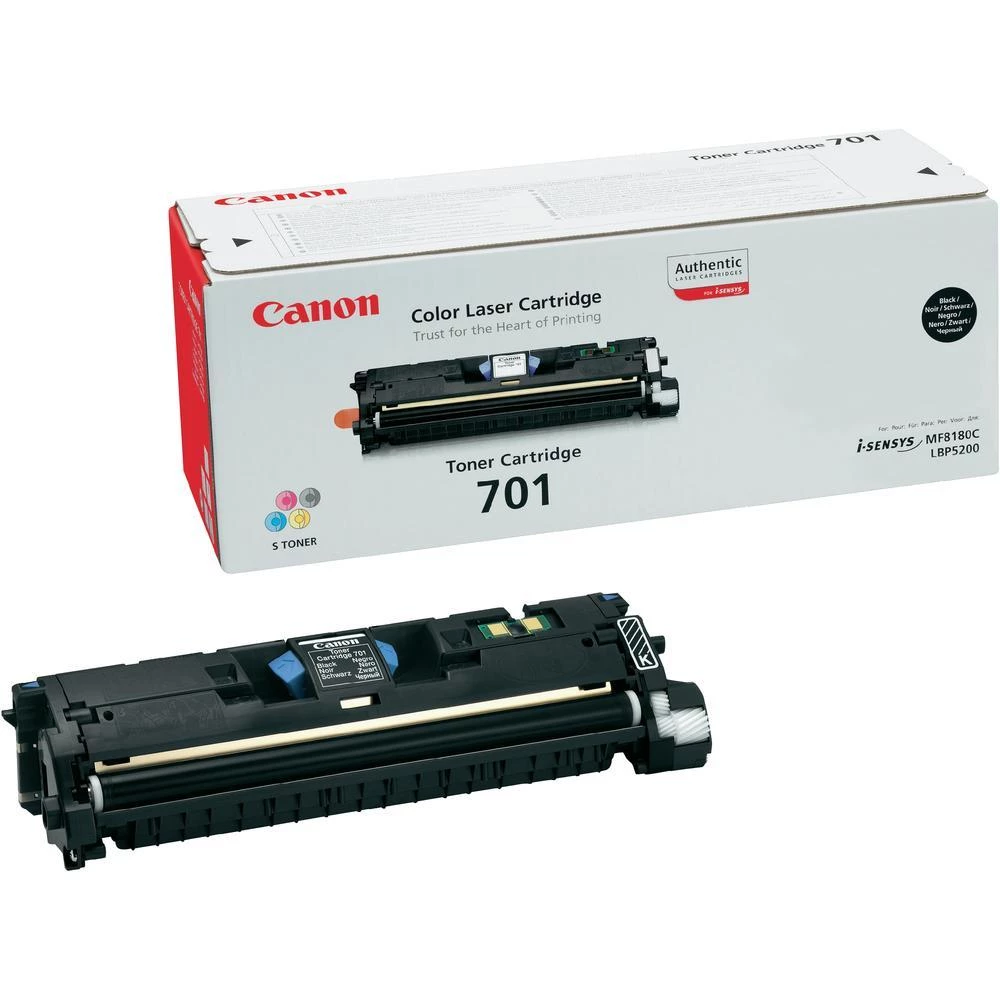 Originalni toner 701 BK Canon crna kapacitet stranica maks. 5000 stranica slika