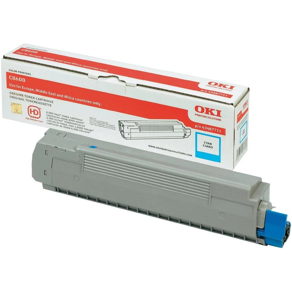 Originalni toner OKI 43487711 cijan kapacitet stranica maks. 6000 stranica slika