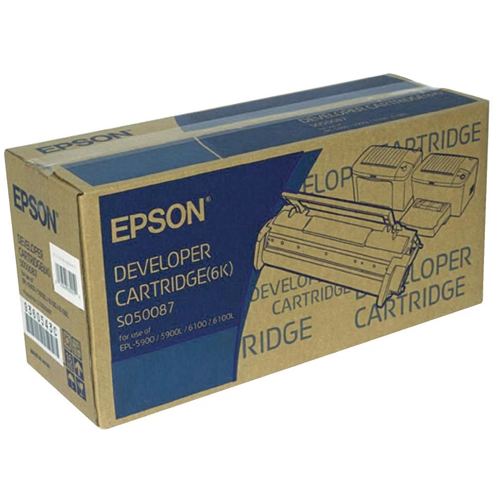 Originalni toner S050087 Epson crna kapacitet stranica maks. 6000 stranica slika