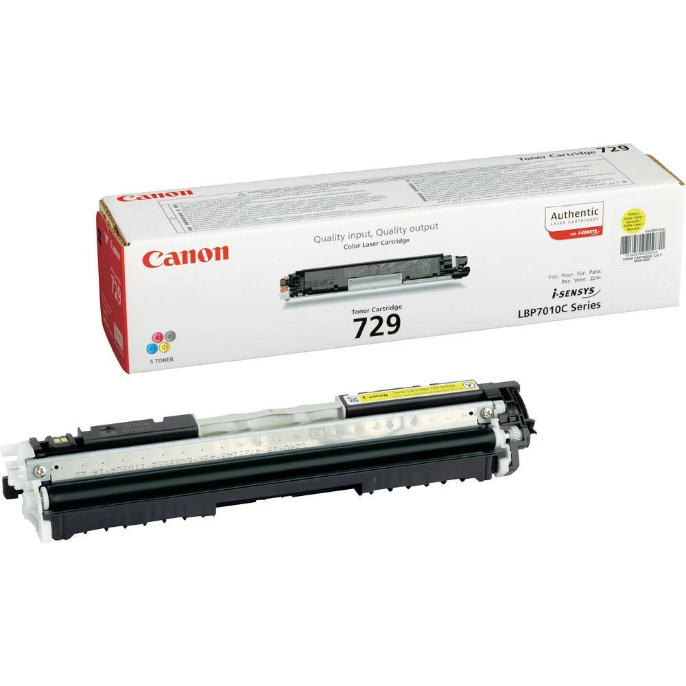 Originalni toner 729 Y Canon žuta kapacitet stranica maks. 1000 stranica slika
