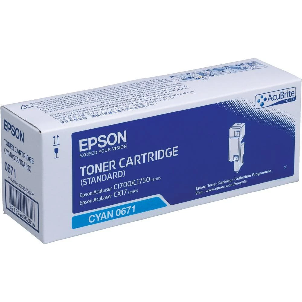 Originalni toner S050671 Epson cijan kapacitet stranica maks. 700 stranica slika