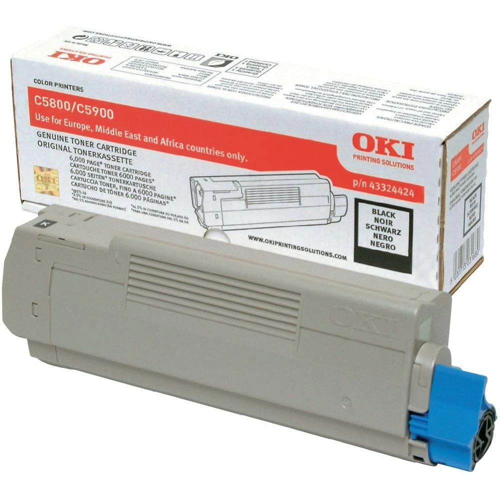 Originalni toner OKI 43324424 crna kapacitet stranica maks. 6000 stranica slika