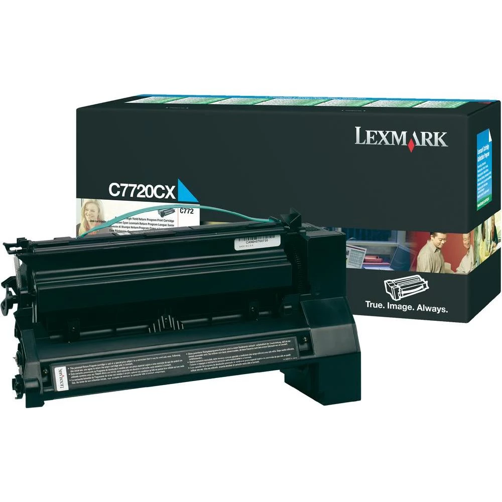 Originalni toner C7720CX Lexmark cijan kapacitet stranica maks. 15000 stranica slika