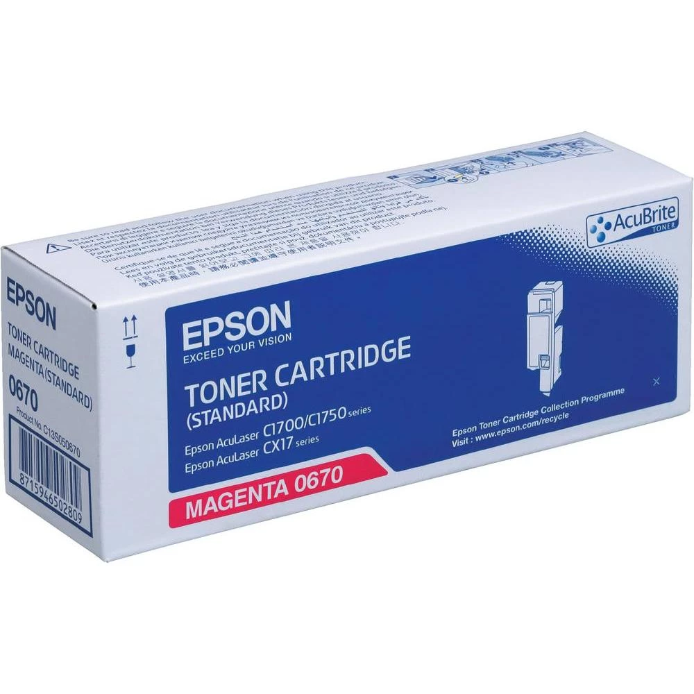 Originalni toner S050670 Epson magenta kapacitet stranica maks. 700 stranica slika