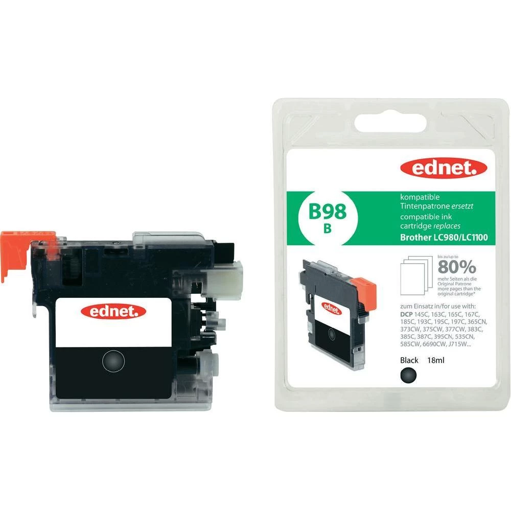 Kompatibilna patrona za printer B98B ednet zamjenjuje Brother LC-980, LC-1100 cr slika