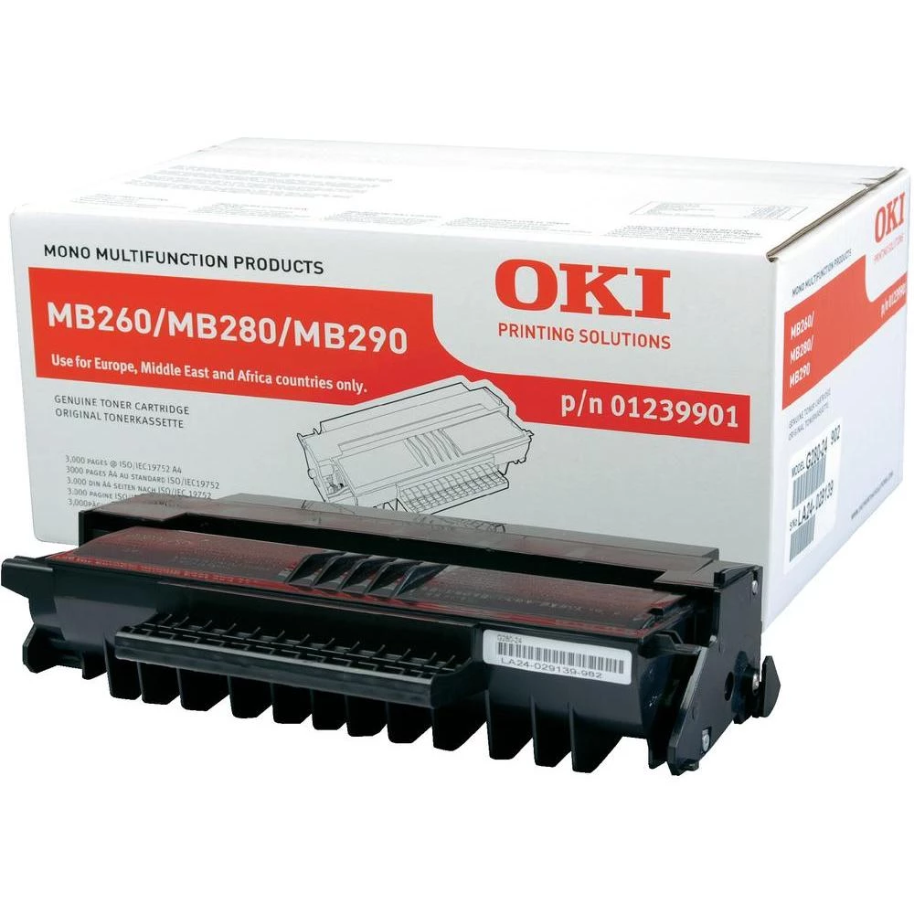 Originalni toner OKI 01239901 crna kapacitet stranica maks. 3000 stranica slika