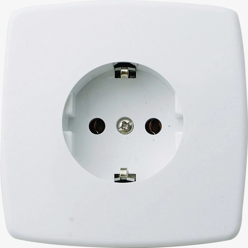 Utičnica sa zaštitnim kontaktom 1-struka bijela 16 A 250 V/AC UP GAO slika