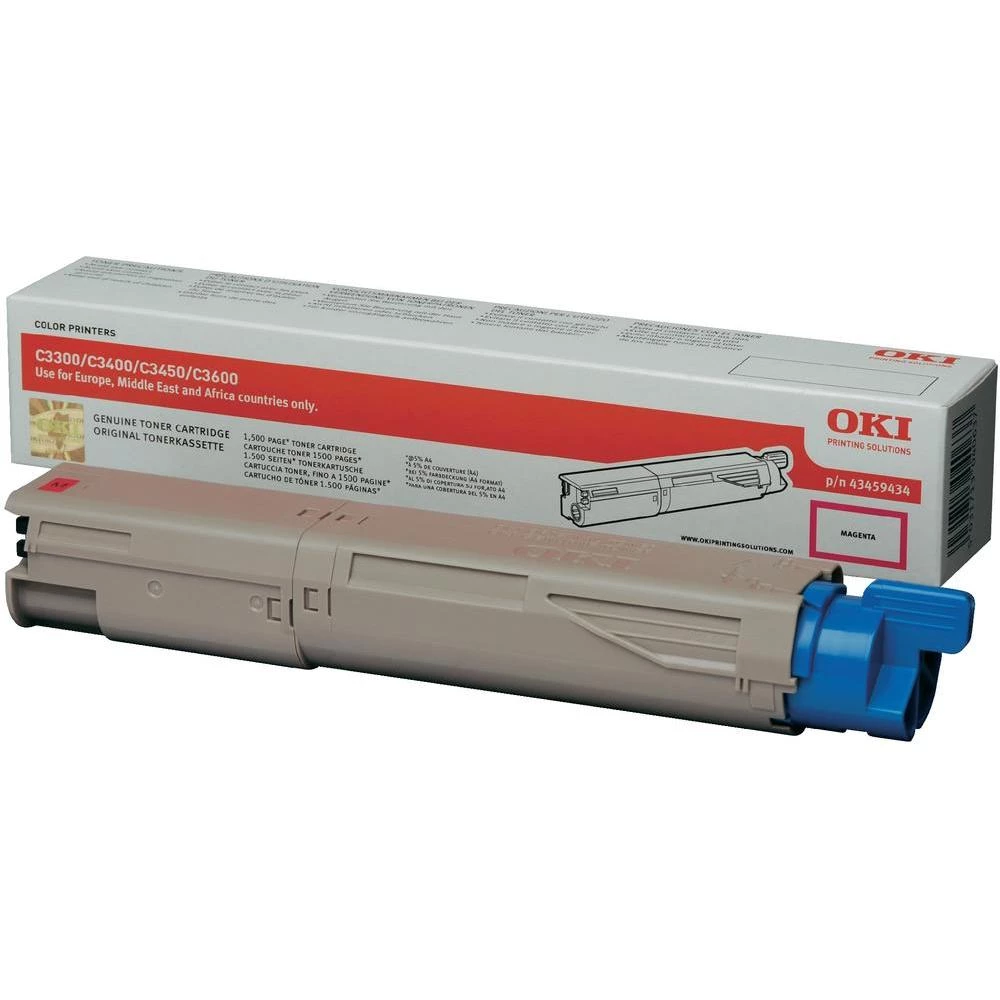 Originalni toner OKI 43459434 magenta kapacitet stranica maks. 1500 stranica slika