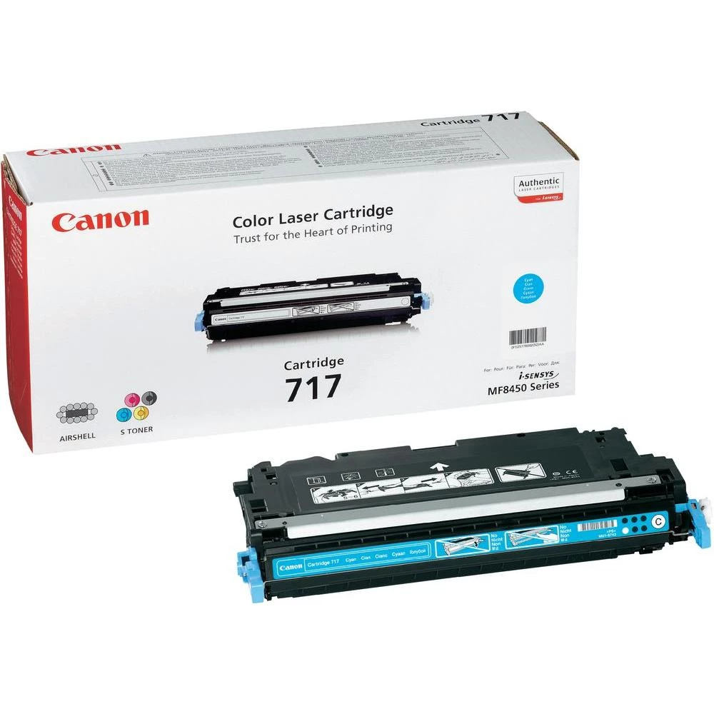 Originalni toner 717 C Canon cijan kapacitet stranica maks. 4000 stranica slika