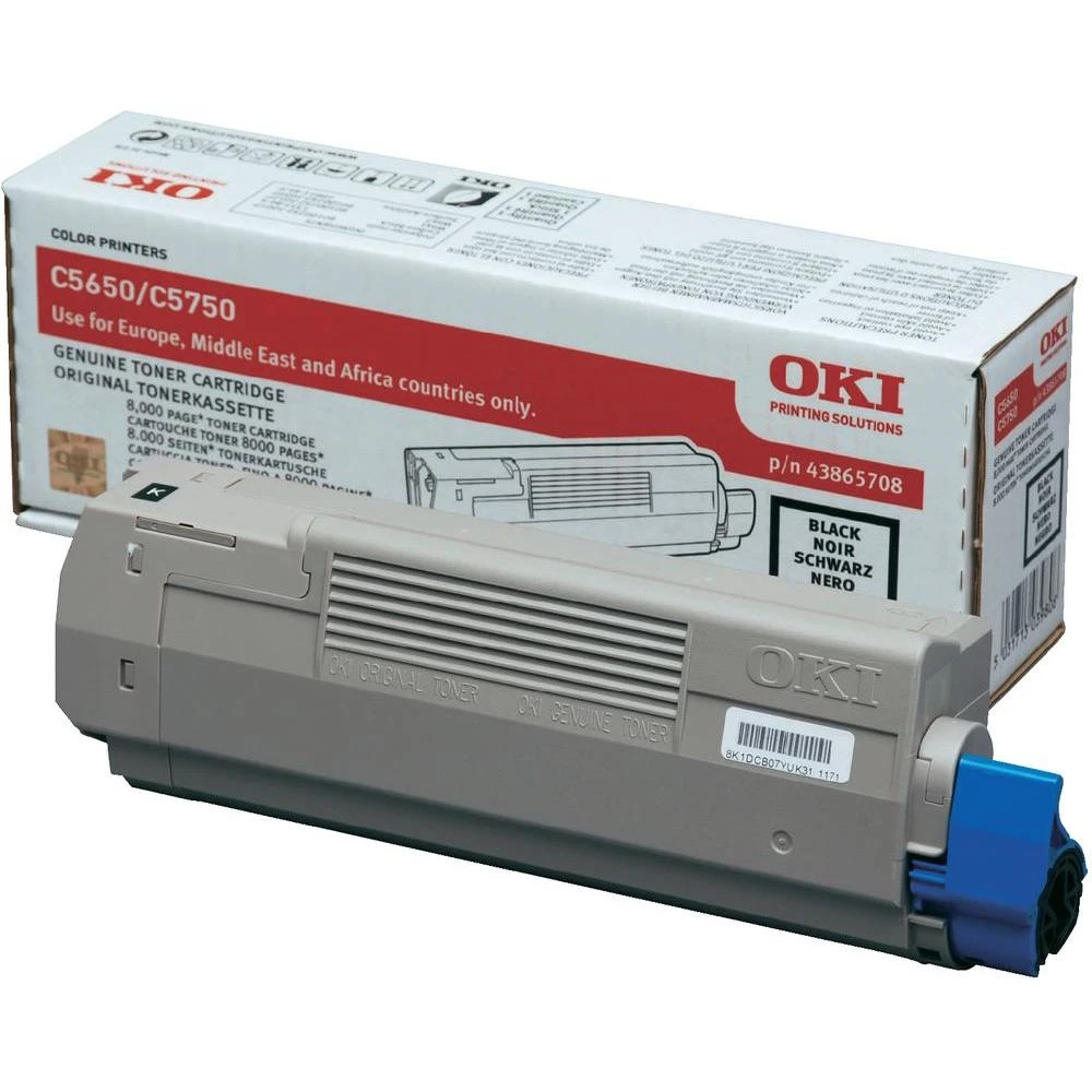 Originalni toner OKI 43865708 crna kapacitet stranica maks. 8000 stranica slika
