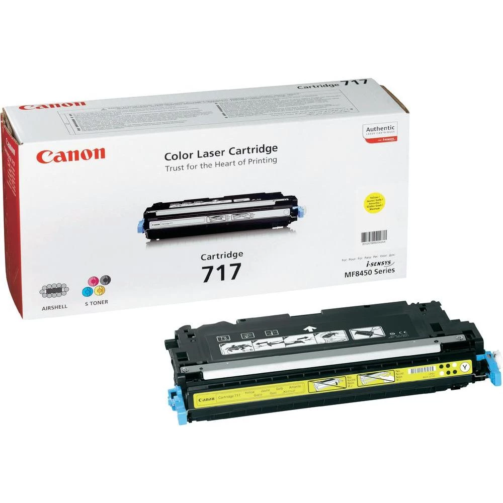 Originalni toner 717 Y Canon žuta kapacitet stranica maks. 4000 stranica slika