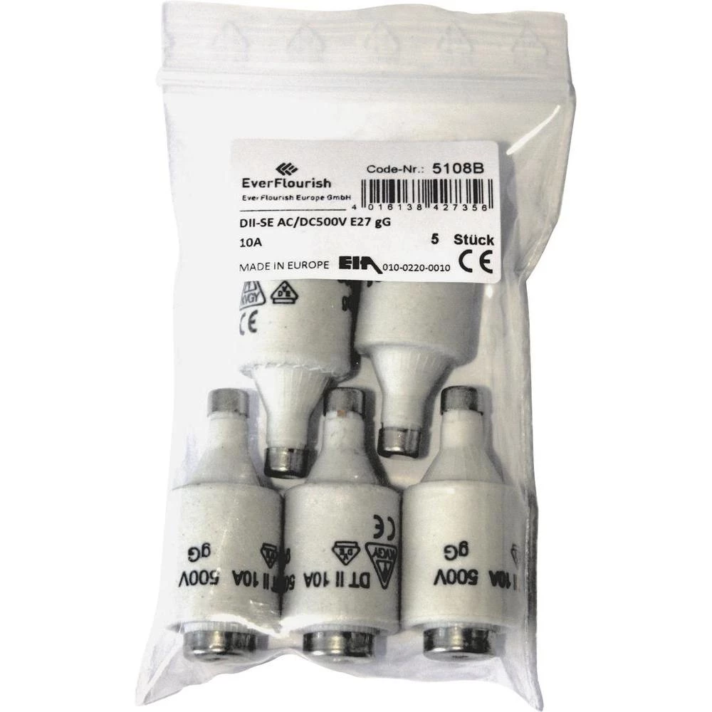 Diazed osigurač veličina osigurača = DII 10 A 500 V slika