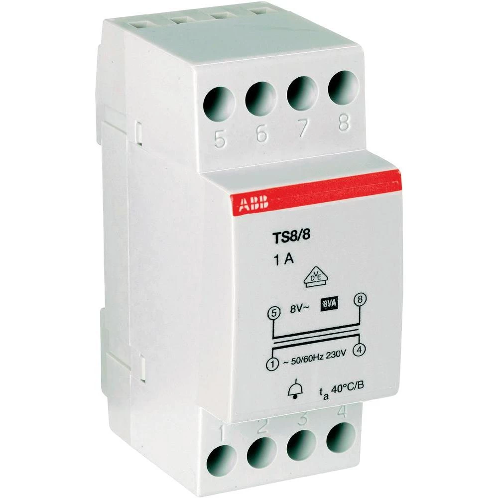 Transformator za zvono 8 V/AC 1 A ABB 2CSM081301R0811 slika