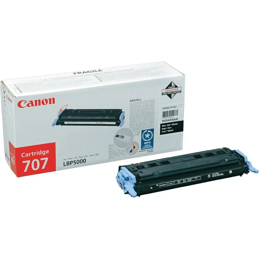 Originalni toner 707 BK Canon crna kapacitet stranica maks. 2500 stranica slika